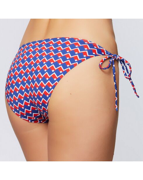 Braguitas de bikini azul/rojo Miramar
