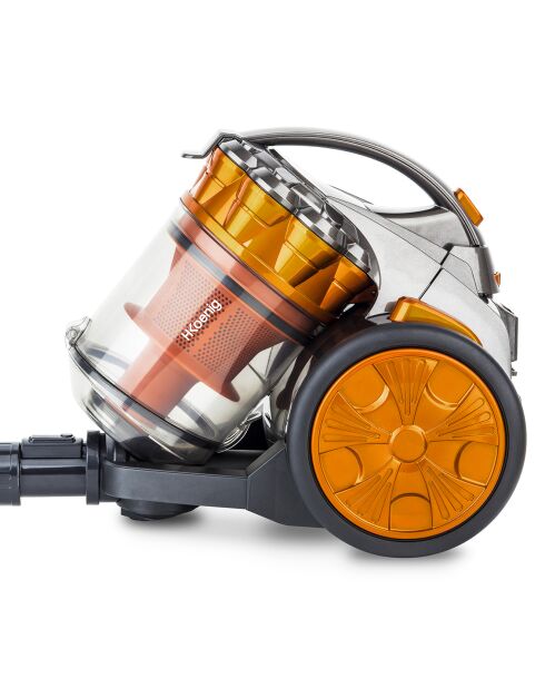 Compact+ STC60 oranje stofzuiger zonder zak - 700W