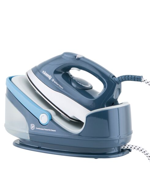 1,7L V5i blauw/grijs stoomstation - 3,5 bar