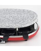 Raclette 4-en-1 RP418 noir/rouge - 8 personnes