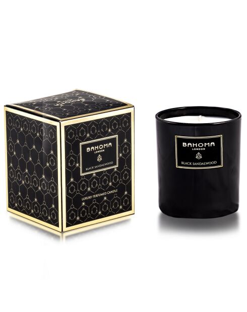 Bougie parfumée Obsidian Black Bois de Santal Noir - 1 mèche 75h