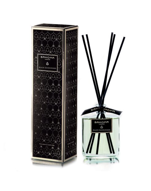 Obsidian Diffusor aus schwarzem Sandelholz, 100 ml
