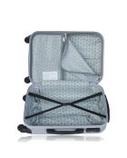 Hamburg Long Stay Koffer 4 Einzelräder 69 cm silber