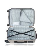 Valise Long Séjour 4 roues simples Hambourg 69 cm doré