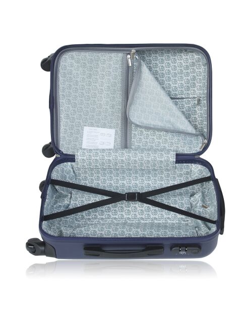 Hamburg Long Stay Koffer 4 enkele wielen 69 cm marineblauw