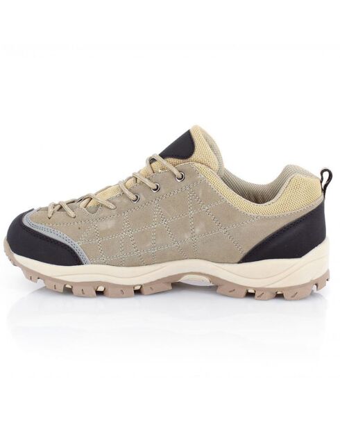 Griou beige fluwelen leren wandelschoenen
