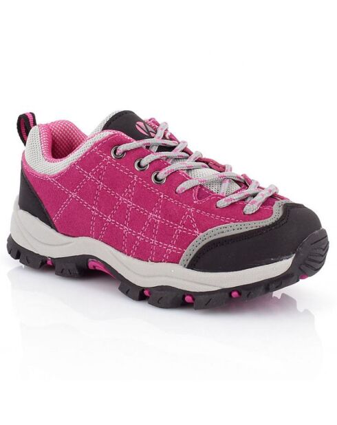 Scarpe da trekking in pelle di velluto rosa Griou