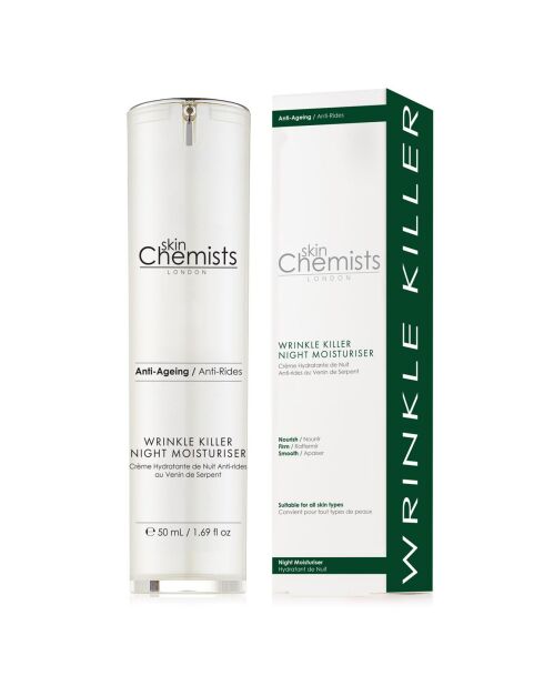Crème de nuit hydratante Anti-âge Wrinkle Killer - 50 ml