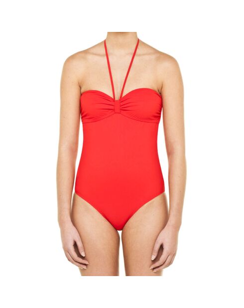 Maillot de Bain 1 Pièce Castalie rouge brillant