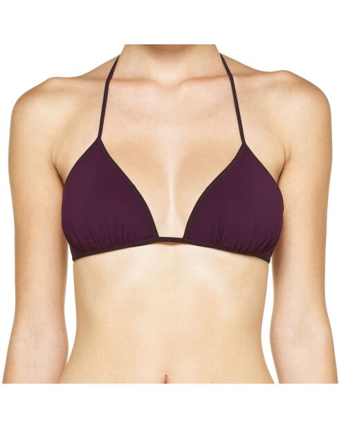Top de bikini de jade morado