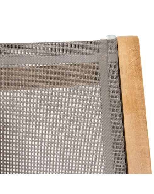 2 leuke teakhouten klapstoelen - 46,5x62x88 cm