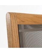 2 Fauteuils empilables Fun teck - 55x52x89 cm