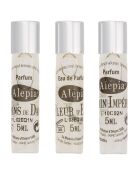 3 fragancias: Flor del Edén, jardines de damasco y jazmín imperial, 3 x 5 ml