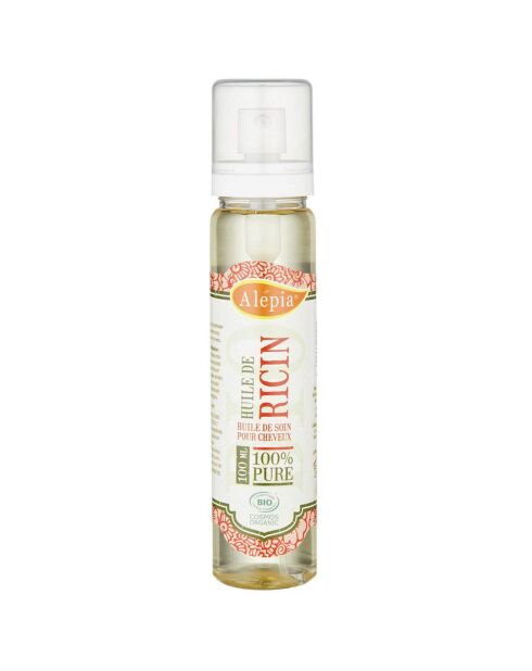 Cuidado capilar con aceite de ricino ecológico - 100 ml