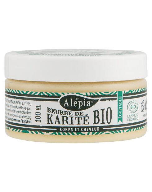 Biologische vochtinbrengende ongeraffineerde sheaboter - 100 ml