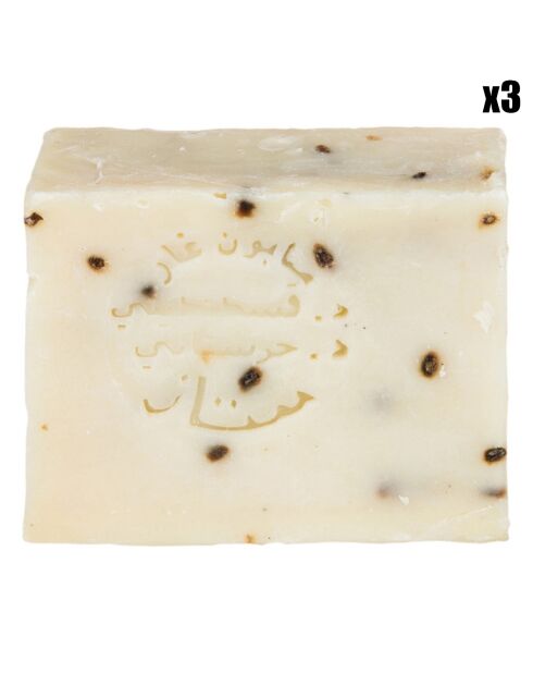 3 Premium-Aleppo-Seifen mit 7 Bio-Ölen — 3x125 g