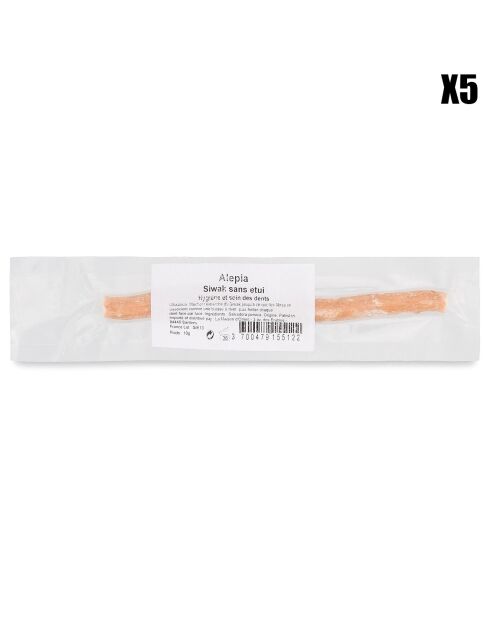 5 Brosses à dents naturelles Siwak