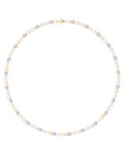 Collier Line Or Jaune Perle d'Eau Douce pastel