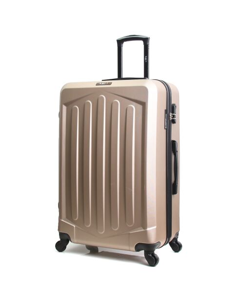 Valise Cabine 4 roues Hagen 50 cm champagne