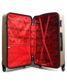 Valise Cabine 4 roues Hagen 50 cm champagne