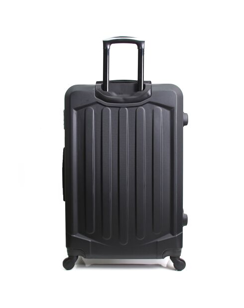 Valise Moyen séjour 4 roues Hagen 60 cm noire