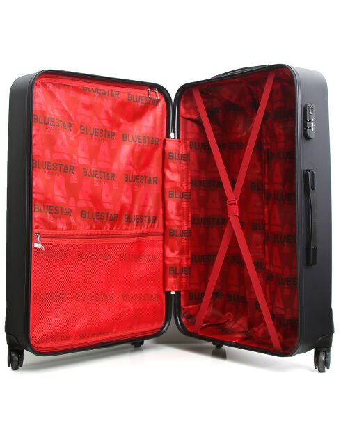 Valise Moyen séjour 4 roues Hagen 60 cm noire