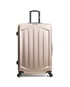 Hagen Mittelgroßer Reisekoffer mit 4 Rädern, 60 cm, Champagner