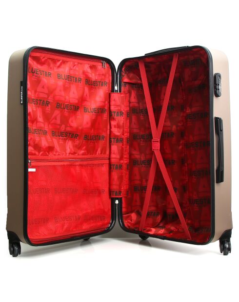 Hagen Medium Stay Koffer met 4 wielen 60 cm champagne