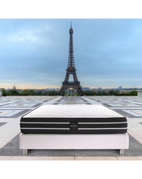 Colchón blanco/negro exclusivo - 90x190 cm