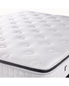 Matelas Privilège blanc/noir - 140x190 cm