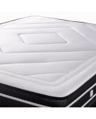 Matelas Exclusive blanc/noir - 140x190 cm