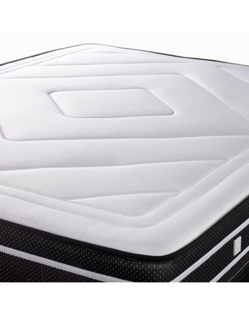 Matelas Exclusive blanc/noir - 140x190 cm