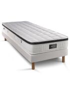 Ensemble matelas & sommier Supérieur blanc/noir - 90x190 cm