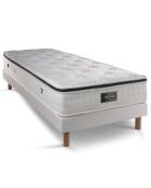 Ensemble matelas & sommier Exclusive blanc/noir - 90x190 cm