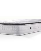 Ensemble matelas & 2 sommiers Privilège blanc/noir - 2x90x200 cm