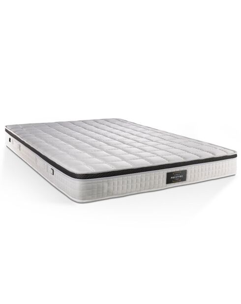 Ensemble matelas & 2 sommiers Supérieur blanc/noir - 2x100x200 cm