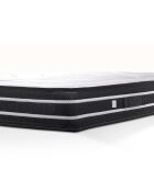 Ensemble matelas & 2 sommiers Exclusive blanc/noir - 2x100x200 cm