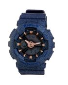 Montre Femme en Résine Baby-G bleu foncé