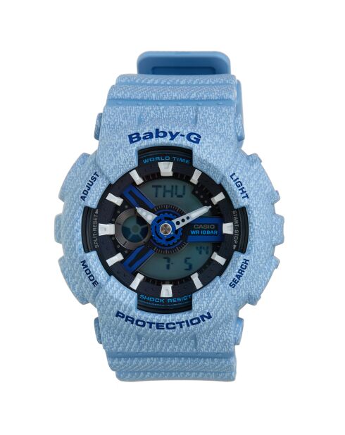 Montre Femme en Résine Baby-G bleu ciel