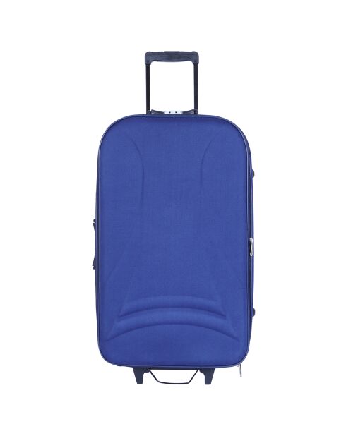 Valise Cabine 4 roues Dacca 48 cm bleu marine