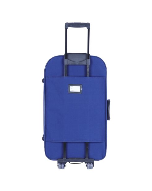 Valise Cabine 4 roues Dacca 48 cm bleu marine
