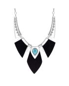 Fogarone zilver/zwarte ketting