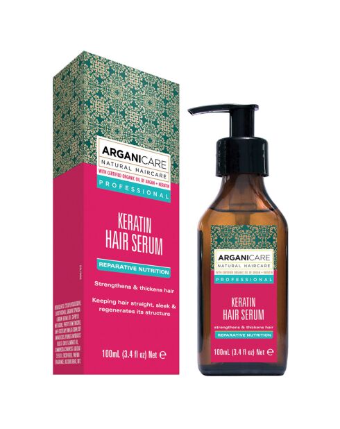 Sérum réparateur et nutritif Kératine tous types de cheveux -  100 ml
