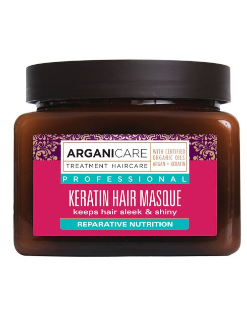 Masque réparateur et nutritif Kératine tous types de cheveux -  400 ml