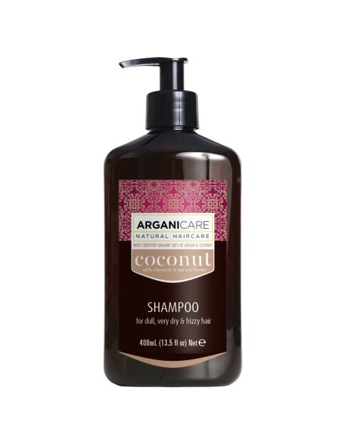 Shampooing Huile de Coco cheveux secs et frisés -  400 ml