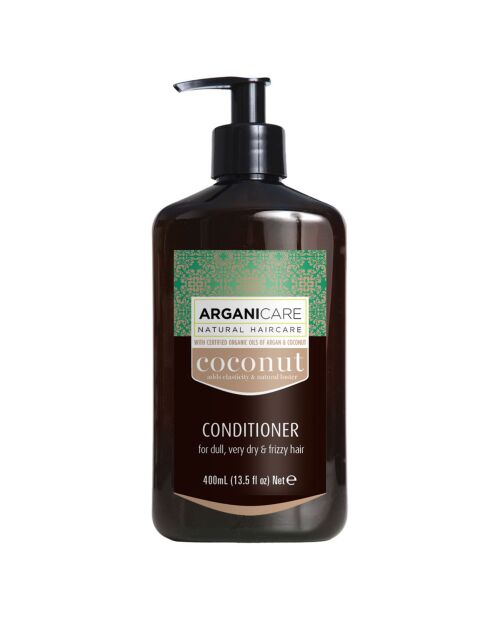 Acondicionador de aceite de coco para cabello seco y rizado - 400 ml