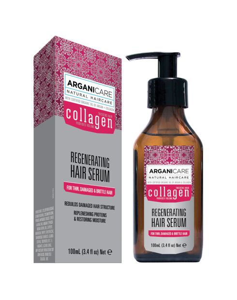 Sérum régénérant Argan et Collagène cheveux fins et dévitalisés -  100 ml