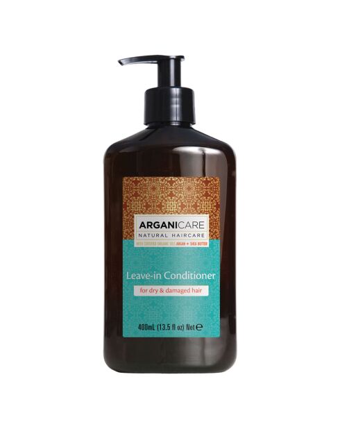 Soin protecteur sans rinçage Argan et Karité cheveux secs et abîmés -  400 ml