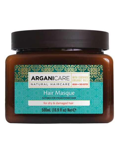 Maschera nutriente all'argan e karitè per capelli secchi e danneggiati - 500 ml