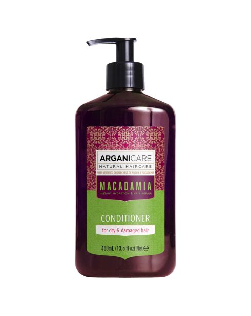 Après-Shampooing réparateur Argan & Macadamia cheveux secs et abîmés -  400 ml